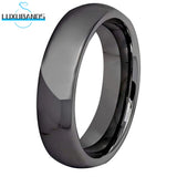 Guntemal 8mm Tungsten Carbide Ring For Men Women Engagement Band