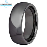 Guntemal 8mm Tungsten Carbide Ring For Men Women Engagement Band