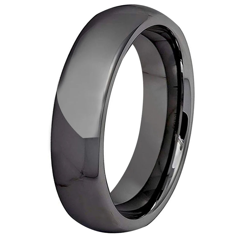Guntemal 8mm Tungsten Carbide Ring For Men Women Engagement Band