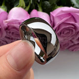 Guntemal 8mm Tungsten Carbide Ring For Men Women Engagement Band