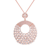 Crystal Lightweight Rose Necklace Jewelry for Women Girls