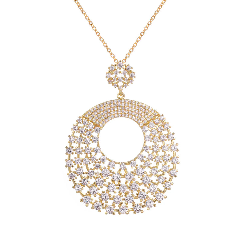 Crystal Lightweight Rose Necklace Jewelry for Women Girls