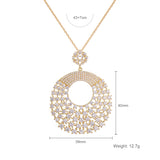 Crystal Lightweight Rose Necklace Jewelry for Women Girls