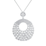 Crystal Lightweight Rose Necklace Jewelry for Women Girls