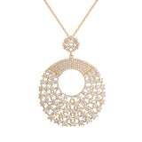 Crystal Lightweight Rose Necklace Jewelry for Women Girls