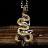 Guochao Jewelry Distressed Femme Beauty Silver Necklace