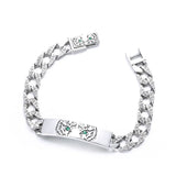 Guochao Tiger Couple Bracelets Punk Style Zodiac Year Jewelry