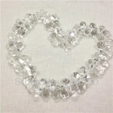 H-CCB26 Teardrop Clear Crystal Beads 15mmx9mm