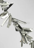 H-TB05 Titanium silver Quartz Rough Point Briolettes Beads 16 inch