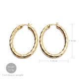 Amorita Boutique Circle Oval Earrings For Women Party Gift