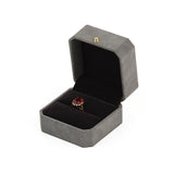 Velvet Ring Earring Box Gift Jewelry for Wedding Engagement Birthday Anniversary