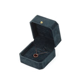 Velvet Ring Earring Box Gift Jewelry for Wedding Engagement Birthday Anniversary