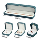 Velvet Ring Earring Box Gift Jewelry for Wedding Engagement Birthday Anniversary