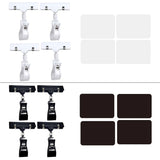 H9ED 4 Packs Clip-type Logo Clips for Liquid Chalk Marking Food Label Display