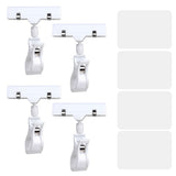 H9ED 4 Packs Clip-type Logo Clips for Liquid Chalk Marking Food Label Display