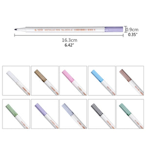 H9ED Classic Graffiti Pens Resin Coaster Paint Pen Epoxy Resin Drawing Pen