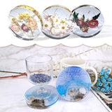 Crystal Silicone Mold Round Coaster Casting Resin Molds for DIY Crafts