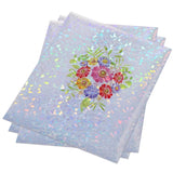 H9ED Diamond Holographic Vinyl Inkjet Self Adhesive Printing Paper A4 Size