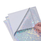 H9ED Diamond Holographic Vinyl Inkjet Self Adhesive Printing Paper A4 Size