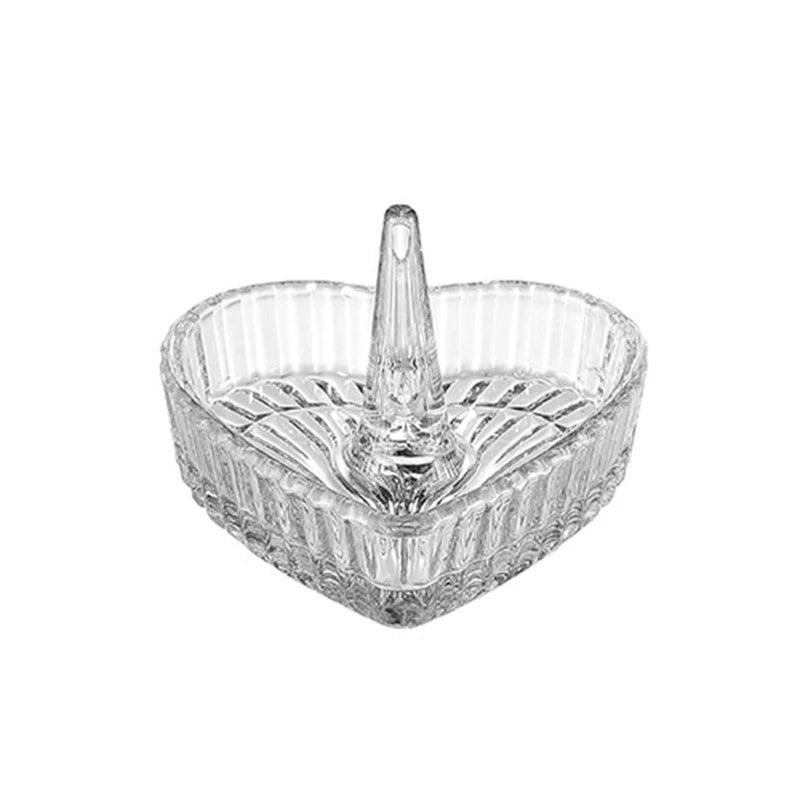 Heart Shape Jewelry Tray Ring Holder Dish Jewelry Organizer Box Lady Gift