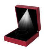 H9ED LED Light Bangle Bracelet Case Jewelry Display