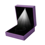 H9ED LED Light Bangle Bracelet Case Jewelry Display