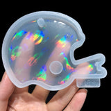 Light Shadow Keychain Silicone Mold with Hole for Keyring Pendant