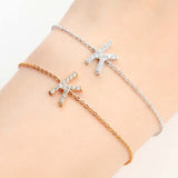 K Cubic Zirconia Women Bracelet SL1036-1