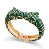 Colorful Tiger Bangle Cuff Bracelet for Women Girls