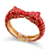 Colorful Tiger Bangle Cuff Bracelet for Women Girls