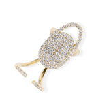 Gothic Metal Thin Nail Rings for Women Daily Fingertip Cover Ring Gift