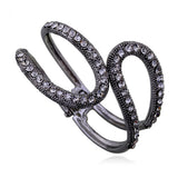 Vintage Rhinestone Cuff Bracelet for Women
