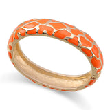 Enamel Colorful Cuff Bracelet Plating Bangle for Women Girls