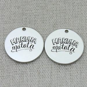 HAKUNA MATATA Necklace Men's chain Women jewelry 5Pcs/Lot
