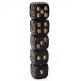 Skull Dice Set of 5 Display
