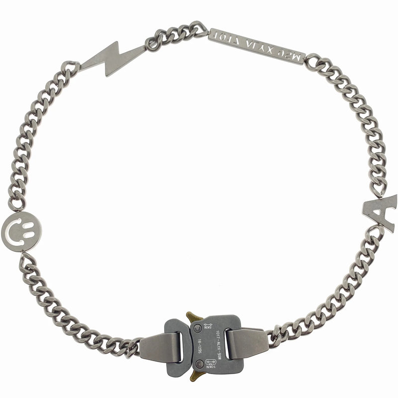Hip Hop Punk Titanium Steel Street Safety Buckle Necklace