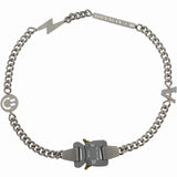 Hip Hop Punk Titanium Steel Street Safety Buckle Necklace