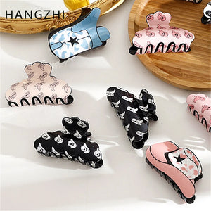 Vintage Acrylic Hair Clip for Women