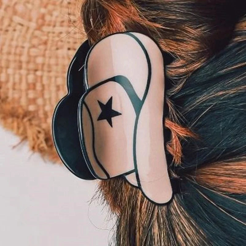 Vintage Acrylic Hair Clip for Women