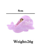Cartoon Baby Seal Hair Clip Retro Delicate Cat Fish Shark Hair Claws