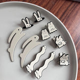 Cartoon Rabbit Hair Crab Animal Acetate Shark Hair Claws