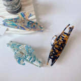 Colorful Little Dolphin Acetate Hair Clip Ocean Animal Hairpin