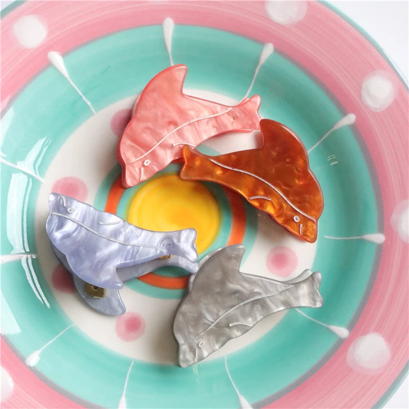 Colorful Dolphin Hairpin for Women and Girls