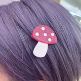 Fairy Tale Mushroom Hair Clip for Women