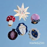 Fairy Tale Mushroom Hair Clip for Women