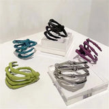 Colorful Skull Grab Hand Bangle Bracelet for Women Girls