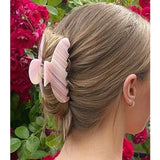 Acetate Grid Stripe Hair Clip Claw Bath Hairpin Hair Accessories