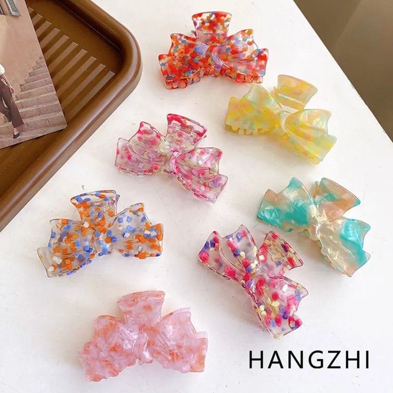 Vintage Large Bow Knot Barrette Hair Accessory for Women Girls
