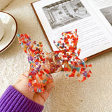 Vintage Large Bow Knot Barrette Hair Accessory for Women Girls