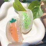Vintage Fruit Acetate Shark Clip Hair Accessories for Women
